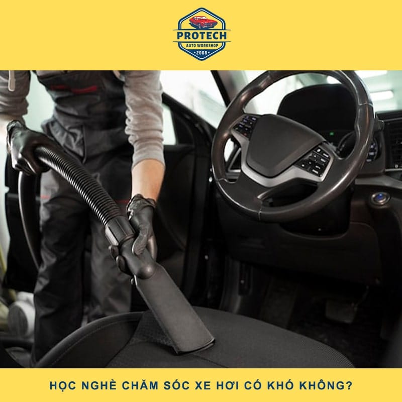 Học nghề chăm sóc xe hơi có khó không?