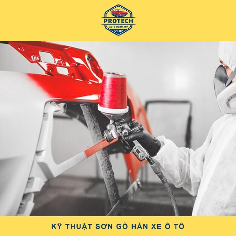 Chi tiết lớp dạy học nghề sơn gò hàn ô tô tại Auto Protech