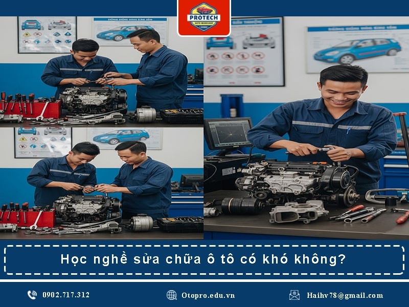 Học nghề sửa chữa ô tô có khó không?
