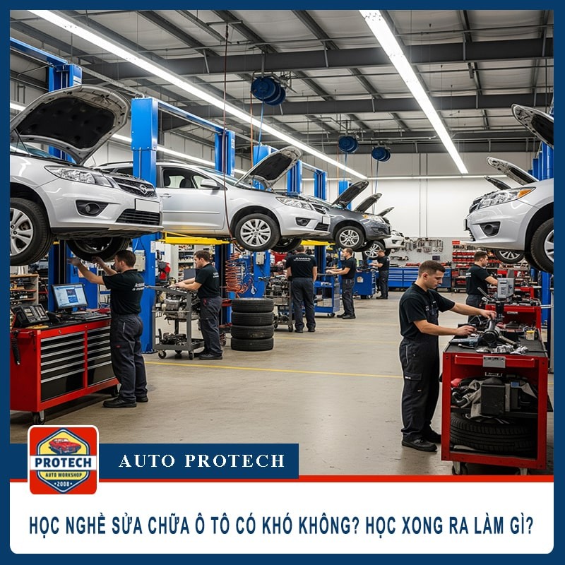 Học nghề sửa chữa ô tô có khó không? Học xong ra làm gì?