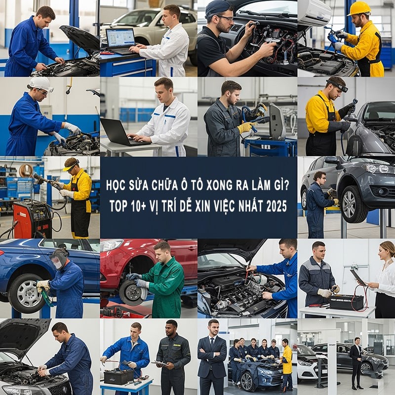 Học sửa chữa ô tô xong ra làm gì?