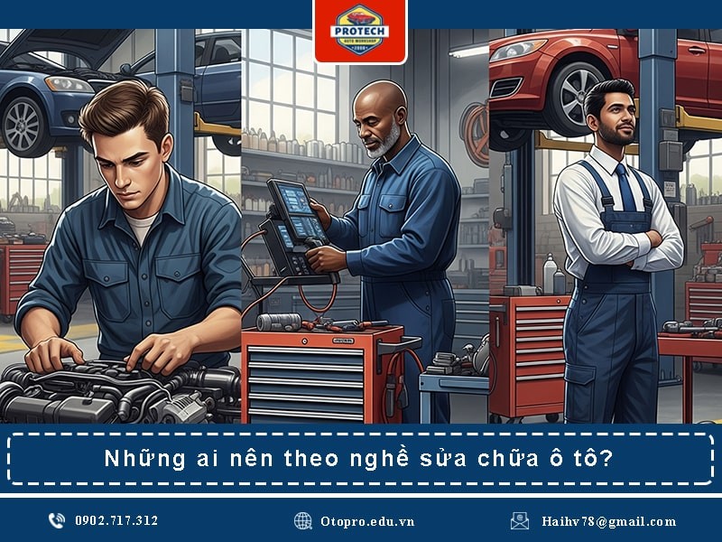 Những ai nên theo nghề sửa chữa ô tô?