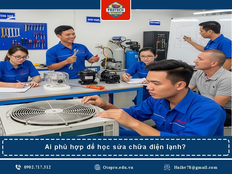 Ai phù hợp để học sửa chữa điện lạnh?