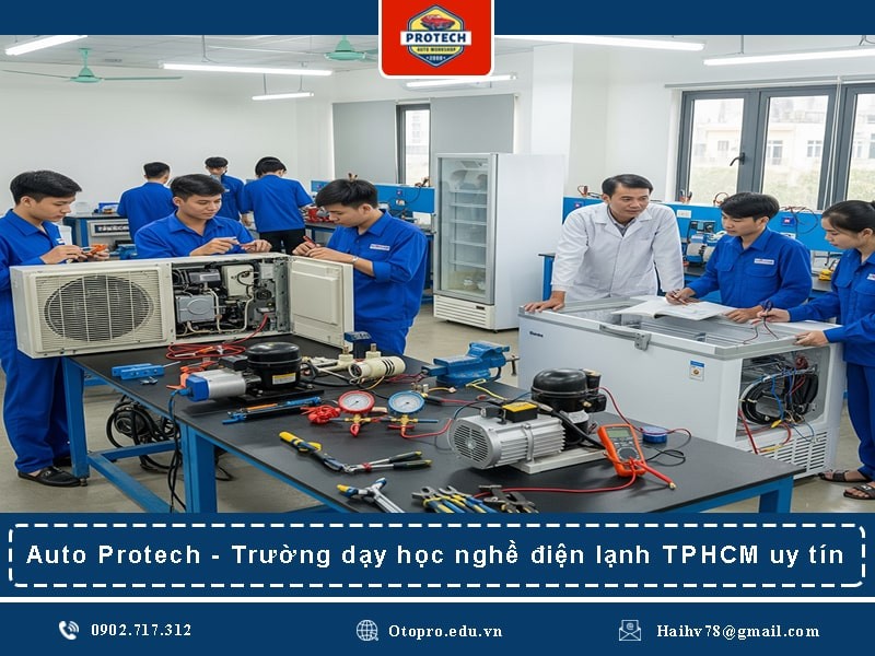 Auto Protech - Trường dạy học nghề điện lạnh TPHCM uy tín