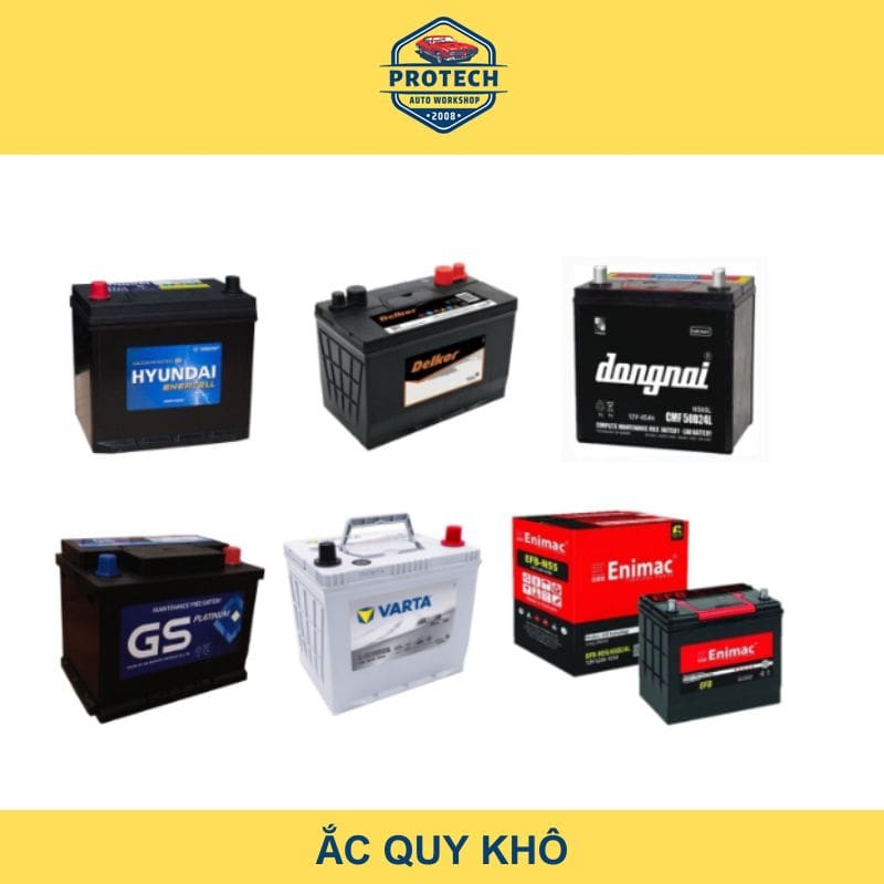 Ắc quy ô tô loại khô