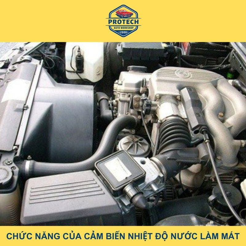 Chức năng của cảm biến nhiệt độ nước làm mát