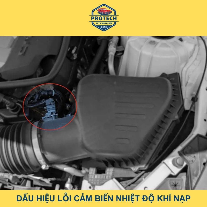 Dấu hiệu lỗi cảm biến nhiệt độ khí nạp IAT trên ô tô