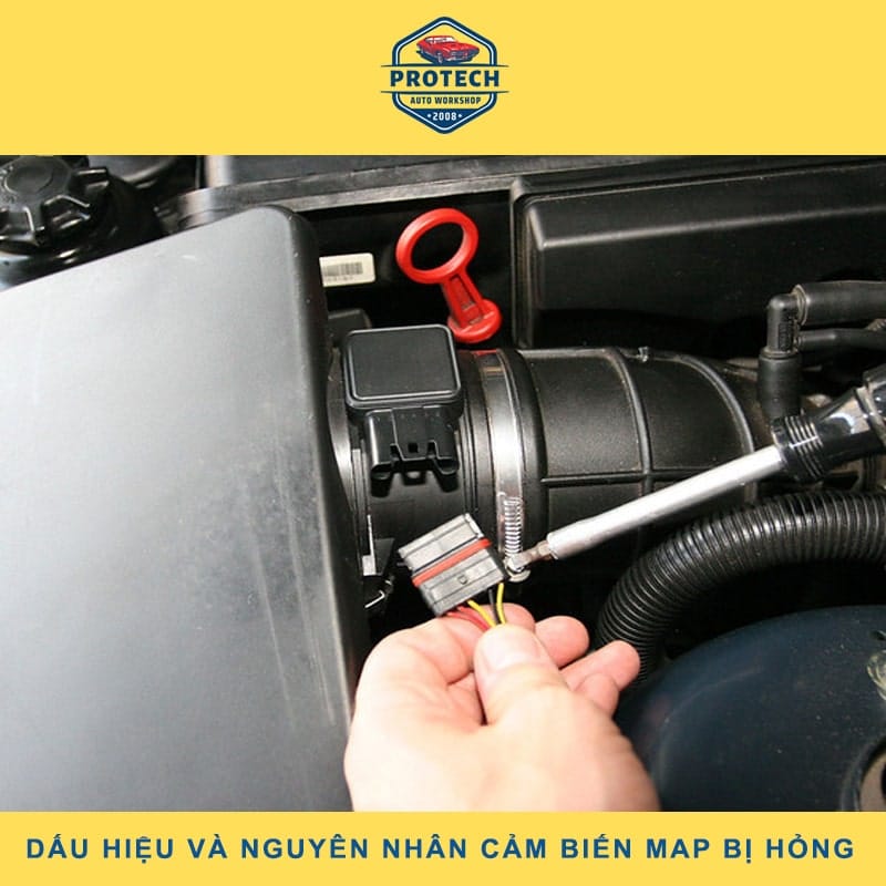 Dấu hiệu và nguyên nhân khiến cảm biến áp suốt đường ống nạp hư hỏng