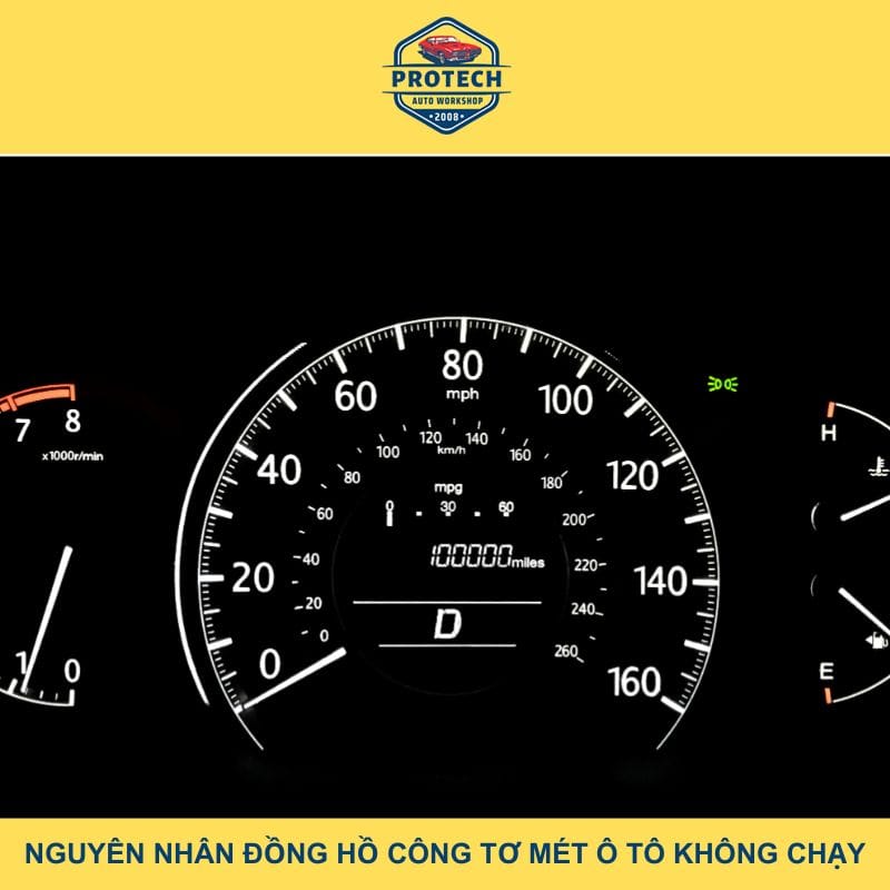 Nguyên nhân đồng hồ công tơ mét ô tô không chạy