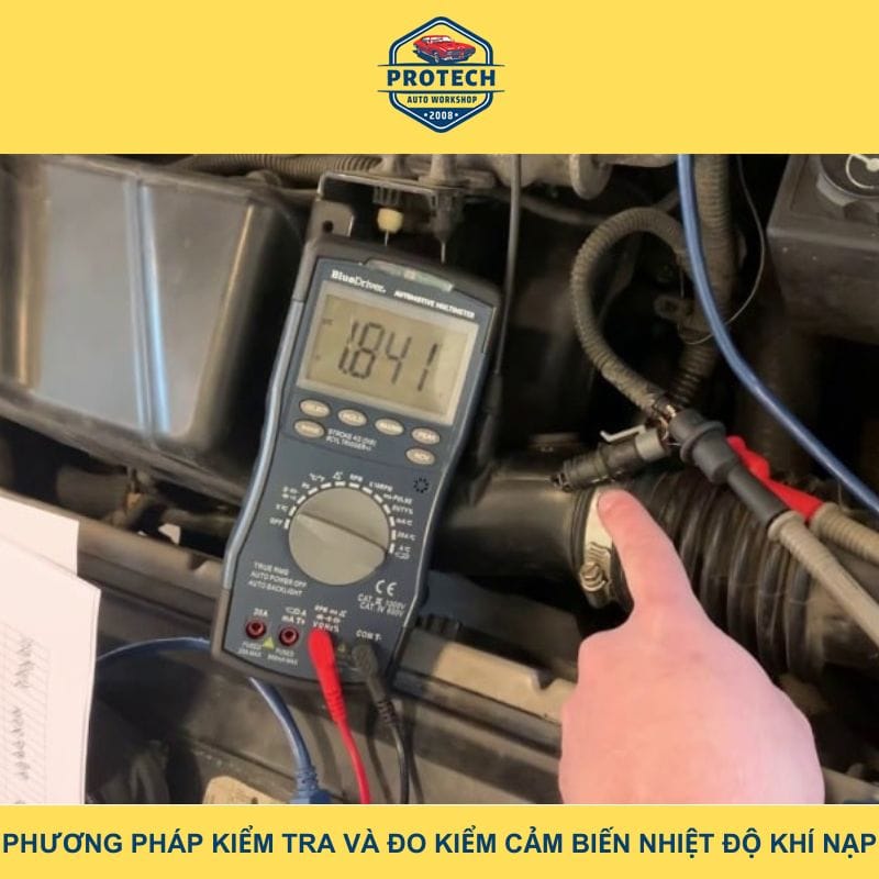 Phương pháp kiểm tra và đo kiểm cảm biến nhiệt độ khí nạp IAT