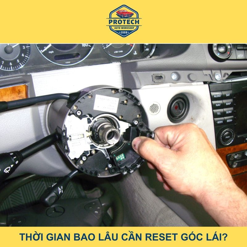 Thời gian reset cảm biến góc lái