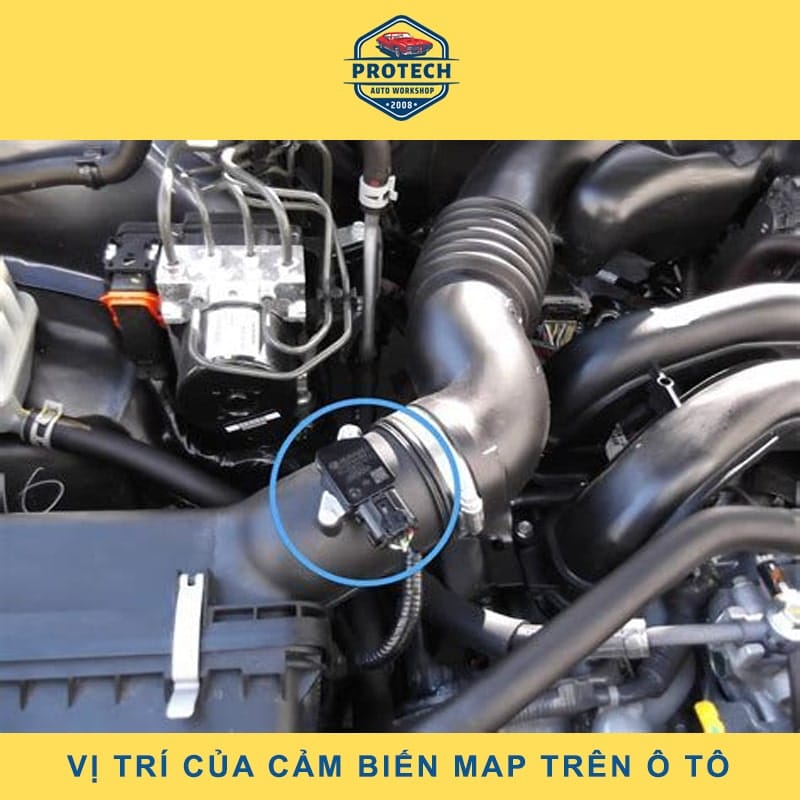 Vị trí của cảm biến MAP trên ô tô