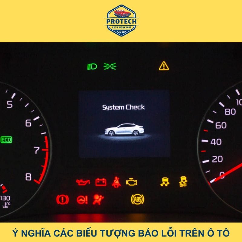 Ý nghĩa các biểu tượng báo lỗi trên xe ô tô