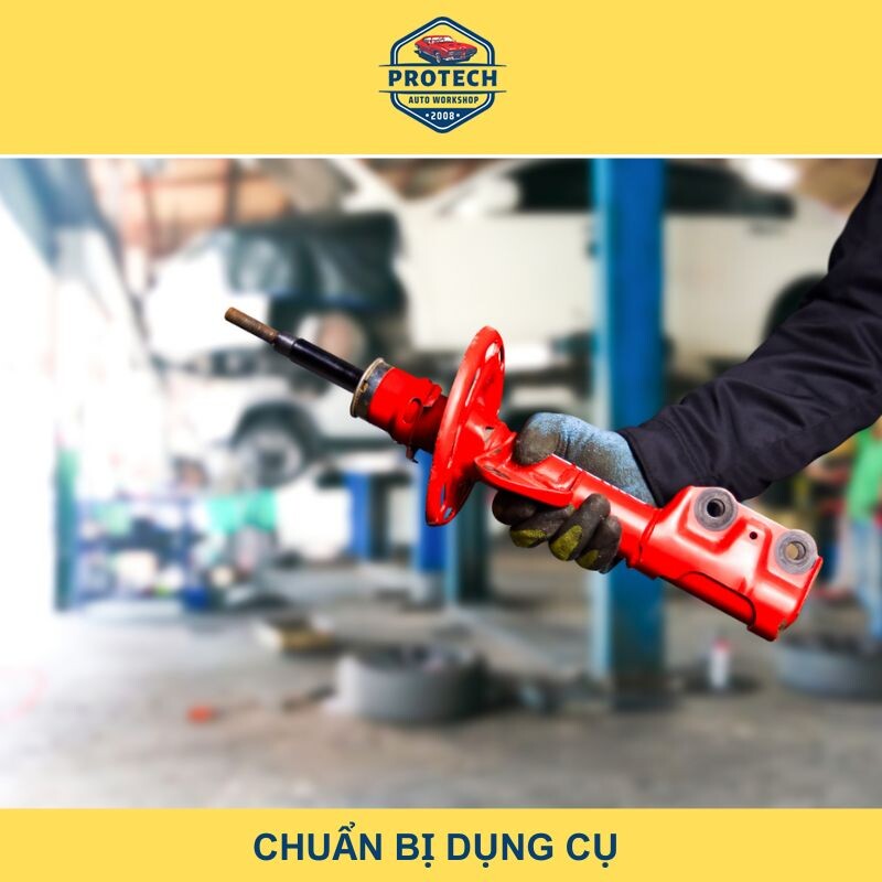 Các dụng cụ cần chuẩn bị trước khi tháo lắp hệ thống treo độc lập