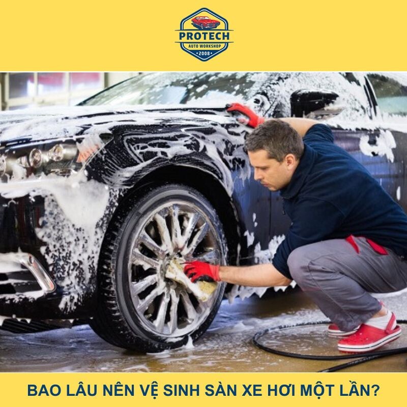 Bao lâu nên vệ sinh sàn xe ô tô một lần?