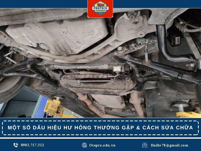 Một số dấu hiệu hư hỏng thường gặp & cách sửa chữa khung gầm ô tô