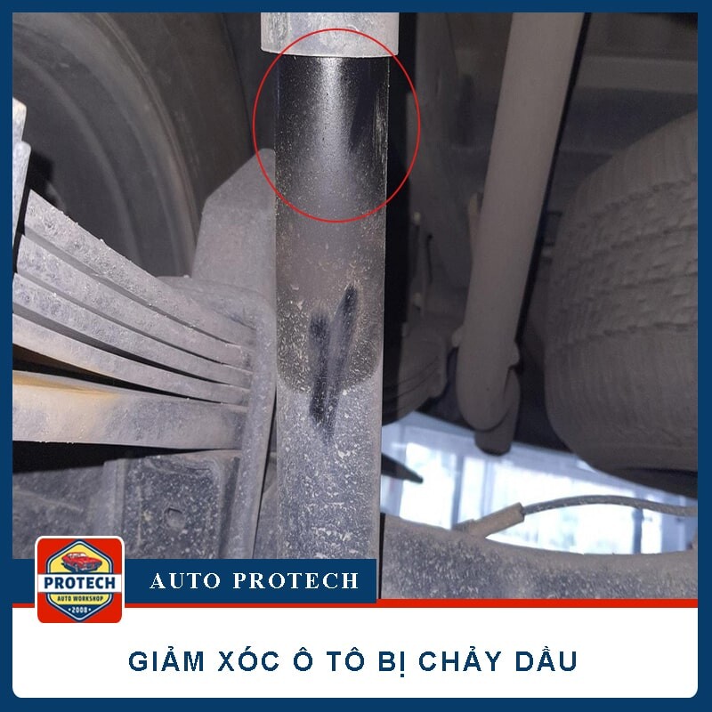 Giảm xóc ô tô bị chảy dầu do đâu? Cách xử lý HIỆU QUẢ