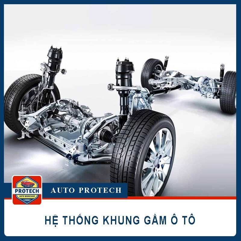 Hệ thống khung gầm ô tô là gì? Cấu tạo, vai trò và phân loại