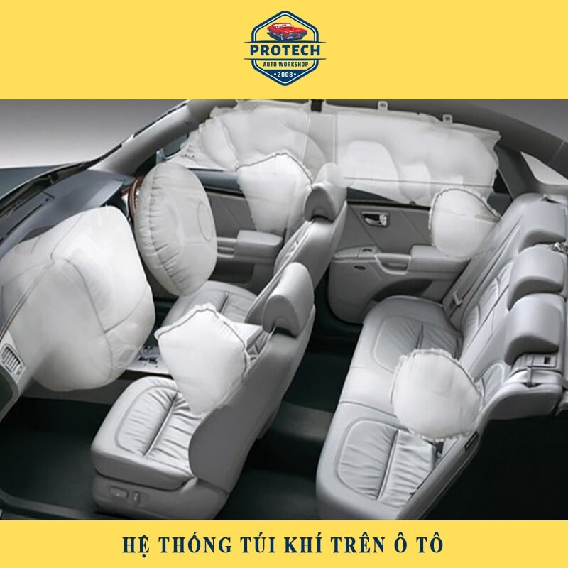 Hệ thống túi khí trên ô tô là gì? Cấu tạo và vị trí lắp đặt