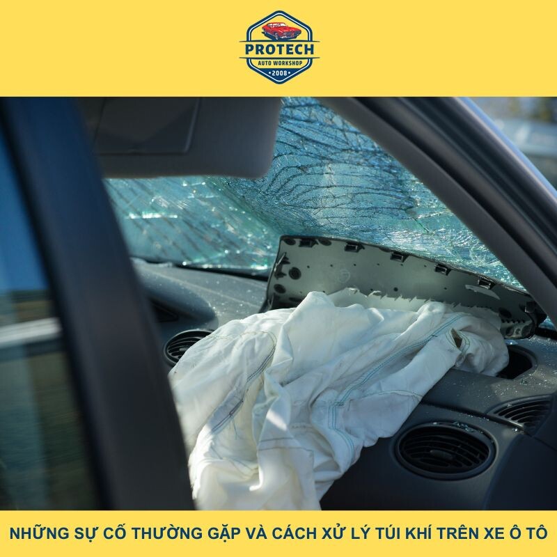 Những sự cố thường gặp và cách xử lý túi khí ô tô