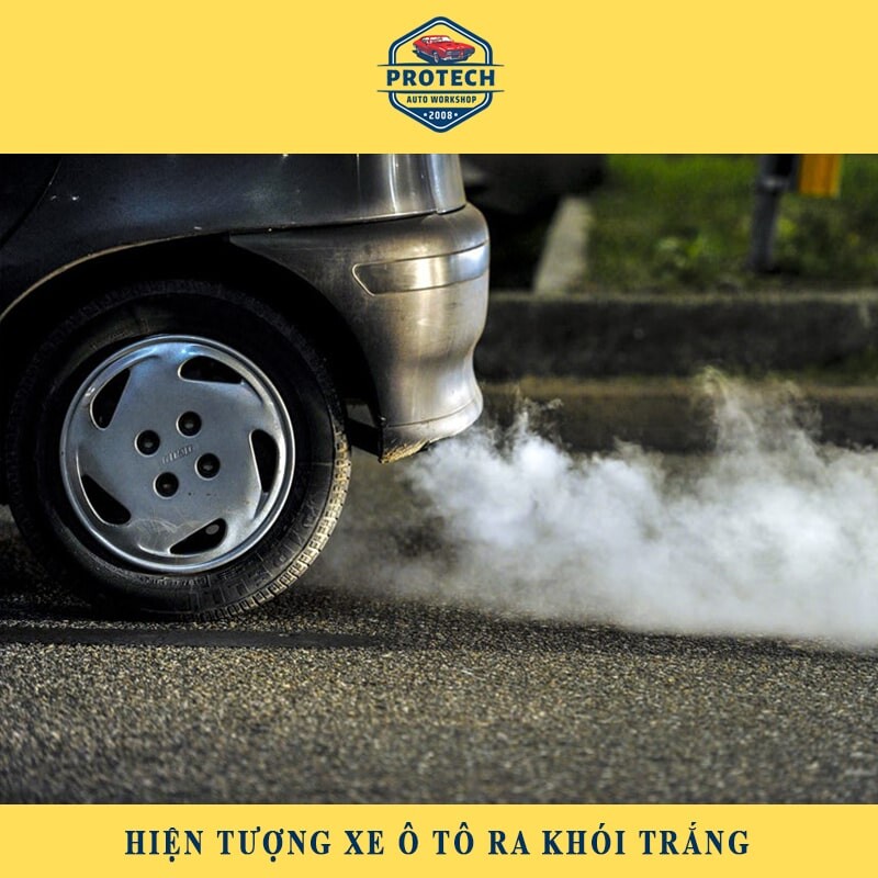 6 nguyên nhân xe ô tô ra khói trắng & cách xử lý HIỆU QUẢ