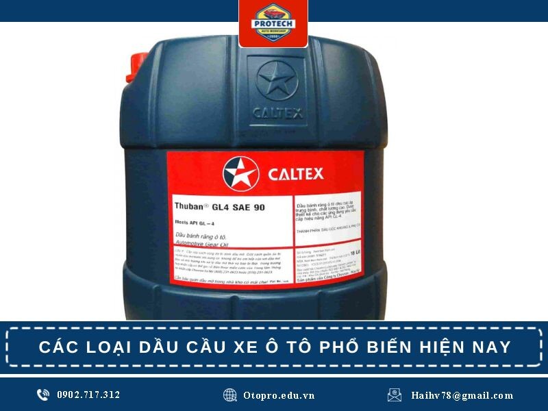 Các loại dầu cầu ô tô thông dụng hiện nay