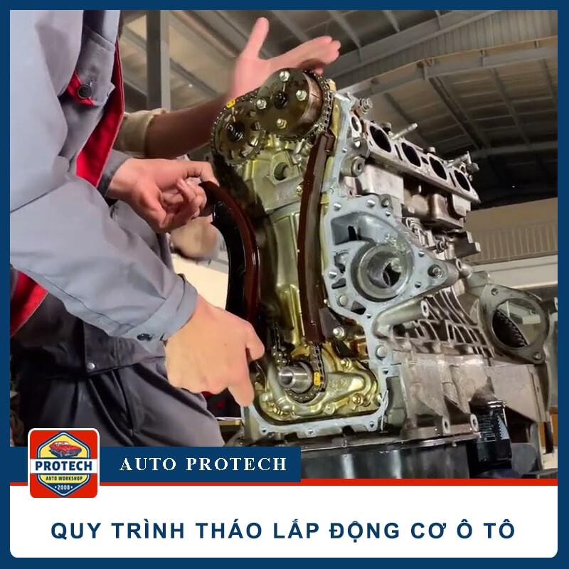 Hướng dẫn [CHI TIẾT] quy trình tháo lắp động cơ ô tô
