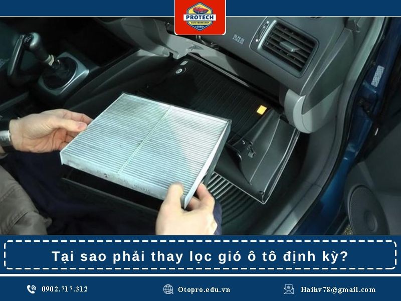 Tại sao phải thay lọc gió ô tô định kỳ?