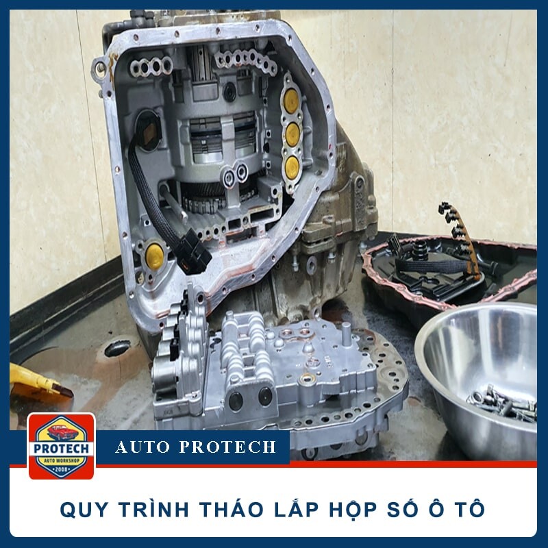 Hướng dẫn quy trình tháo lắp hộp số ô tô (Chi Tiết)