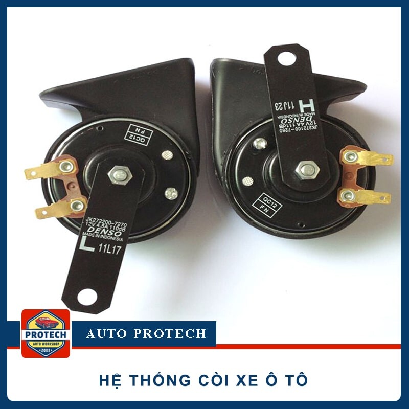 Hệ thống còi xe ô tô: Phân loại và sơ đồ mạch điện còi ô tô