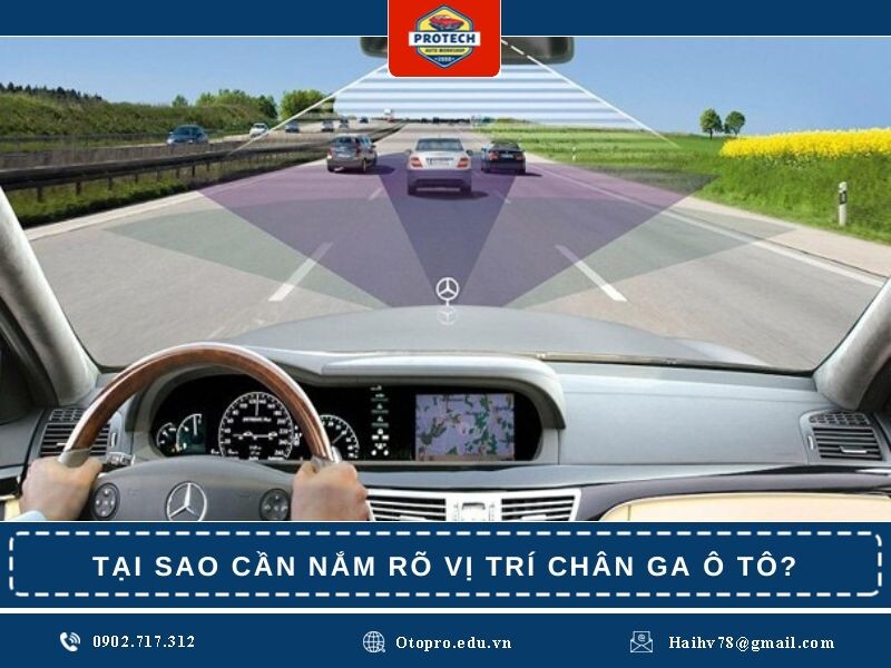 Tại sao cần nắm rõ vị trí chân ga ô tô bên nào?