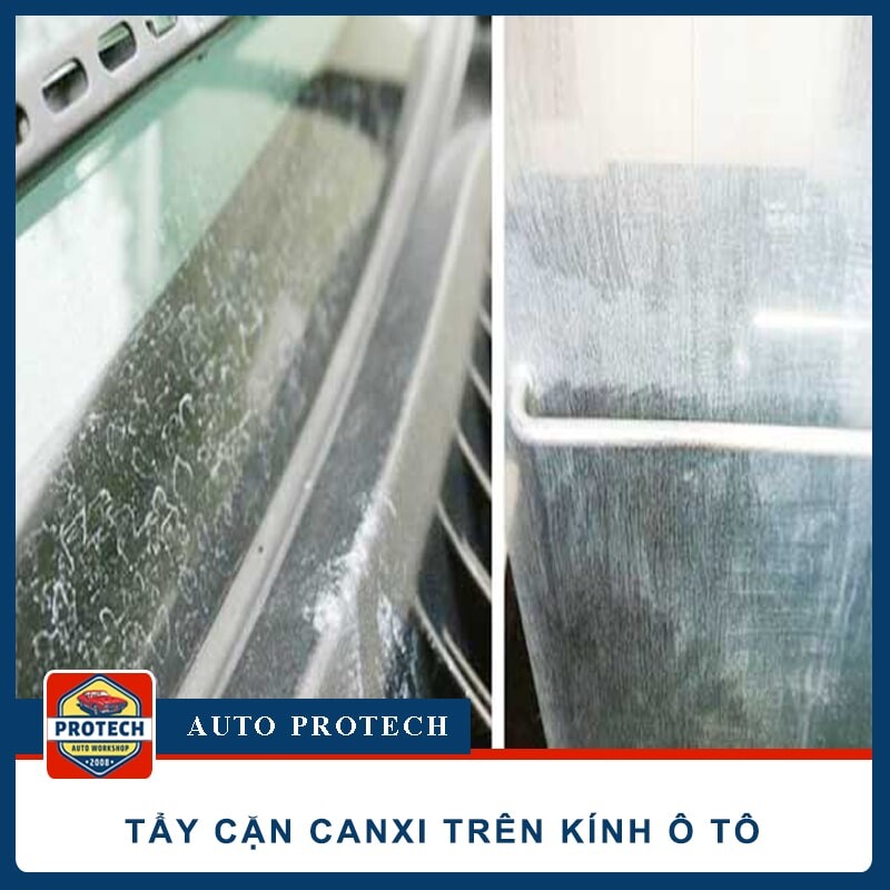 5+ Mẹo tẩy cặn canxi trên kính ô tô, kính ố lâu ngày