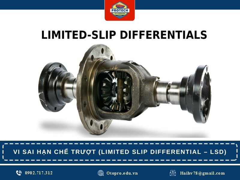 Vi sai hạn chế trượt (Limited Slip Differential – LSD)