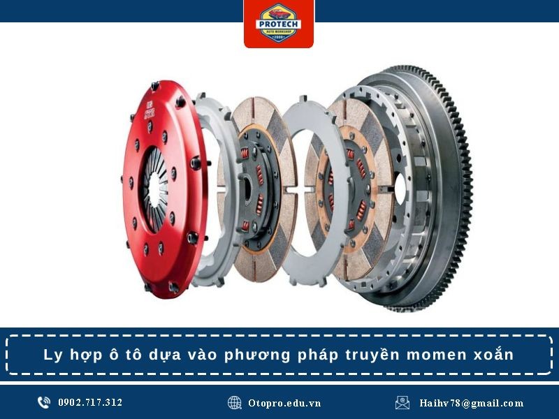 Ly hợp ô tô dựa vào phương pháp truyền momen xoắn