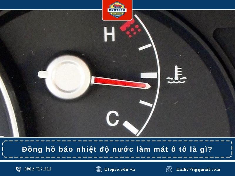 Đồng hồ báo nhiệt độ nước làm mát ô tô là gì?