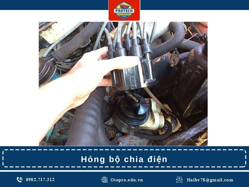 Hỏng bộ chia điện