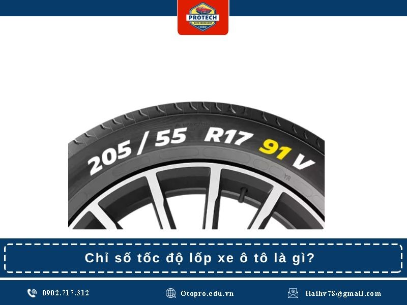 Chỉ số tốc độ lốp xe ô tô là gì?