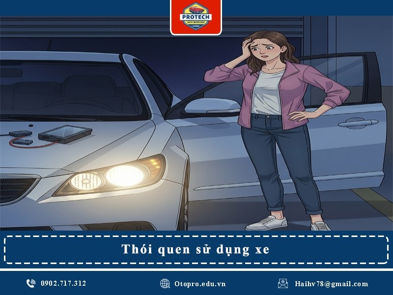 Thói quen sử dụng xe