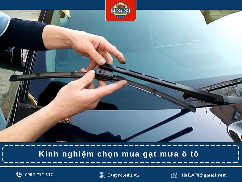 Kinh nghiệm chọn mua gạt mưa ô tô