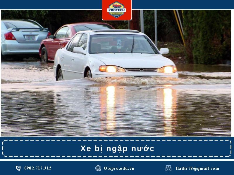 Xe bị ngập nước