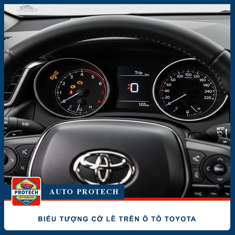Biểu tượng cờ lê trên ô tô Toyota là gì? Cách xóa lỗi