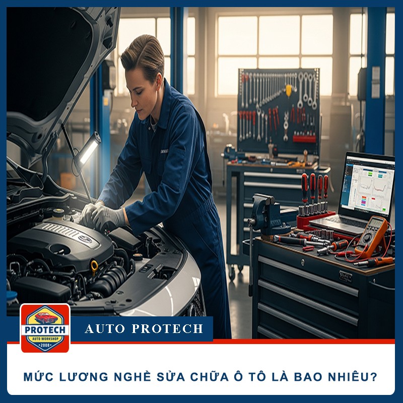 Mức lương nghề sửa chữa ô tô là bao nhiêu? Cập Nhật Mới nhất 2025