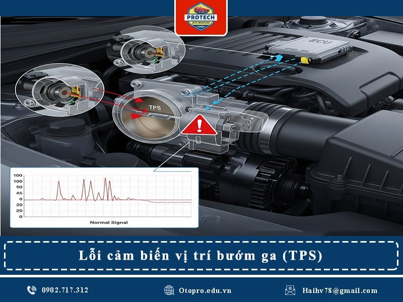 Lỗi cảm biến vị trí bướm ga (TPS)