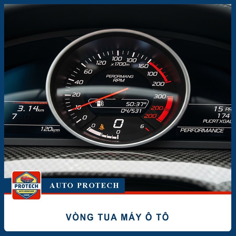 Vòng tua máy ô tô là gì? Tiêu chuẩn vòng tua là bao nhiêu?