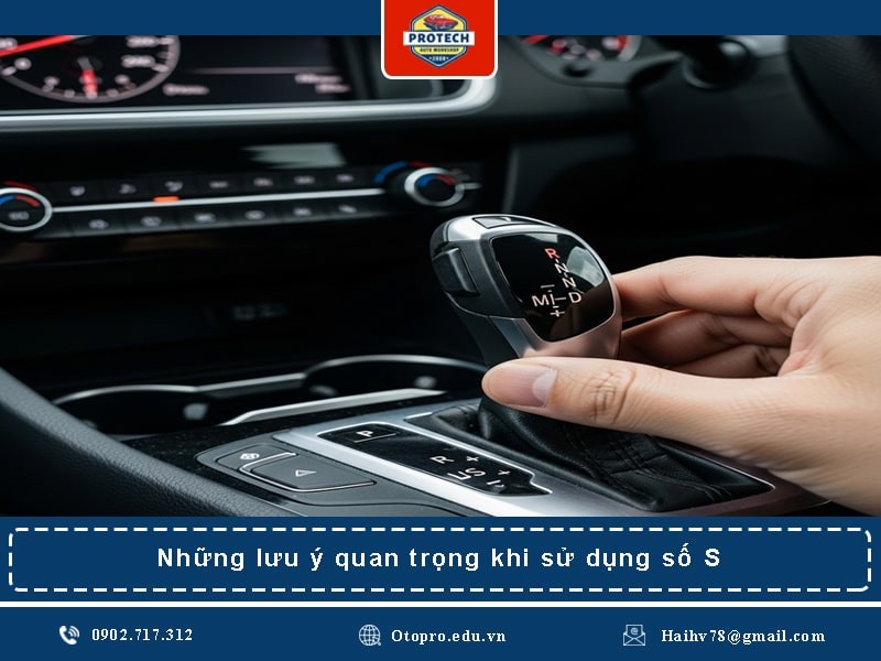 Những lưu ý quan trọng khi sử dụng số S