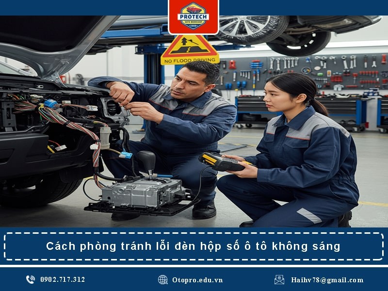 Cách phòng tránh lỗi đèn hộp số ô tô không sáng