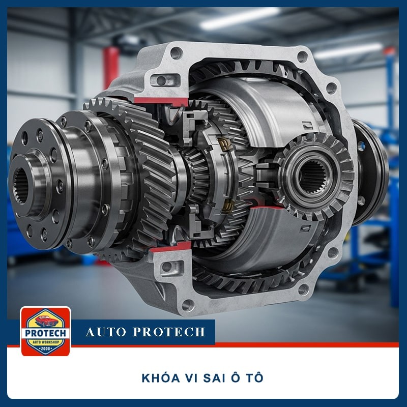 Khóa vi sai ô tô là gì? Nguyên lý và cách sử dụng an toàn
