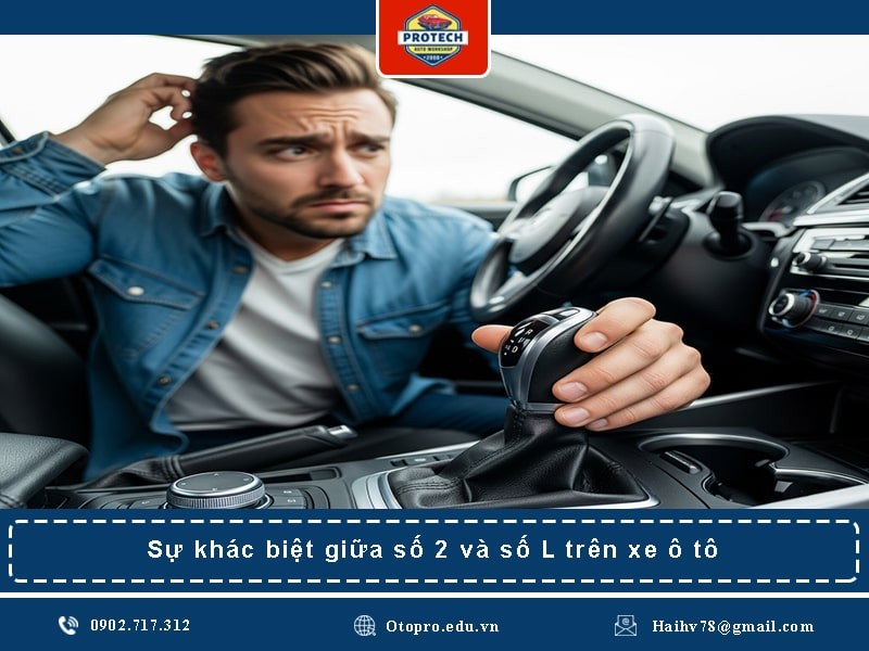 Sự khác biệt giữa số 2 và số L trên xe ô tô