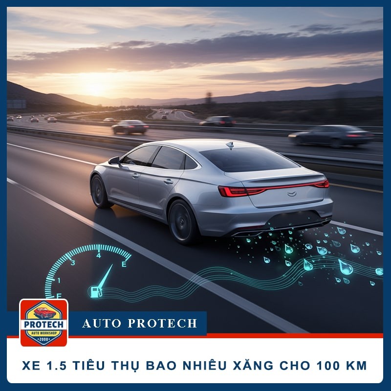 Xe 1.5 tiêu thụ bao nhiêu xăng cho 100km? Chuyên gia Auto Protech giải đáp