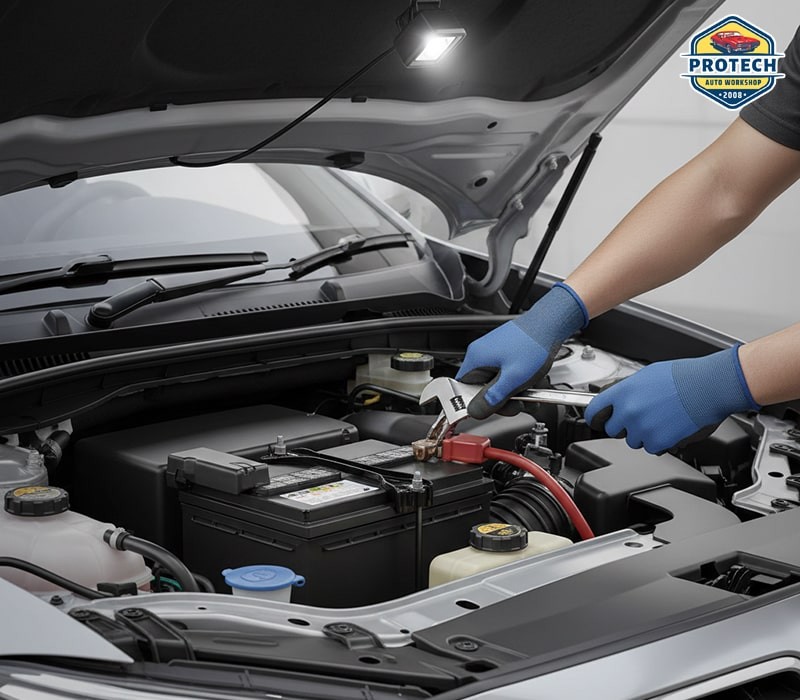 Tháo cọc âm bình ắc quy ô tô (Hard Reset)